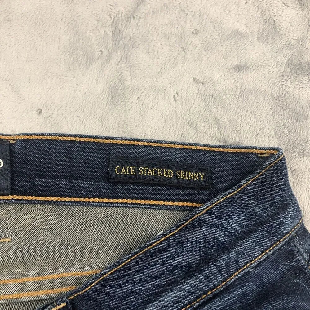 Lucky Brand Jeans Women's Size 28 Low Rise Cate Stacked Skinny Blue